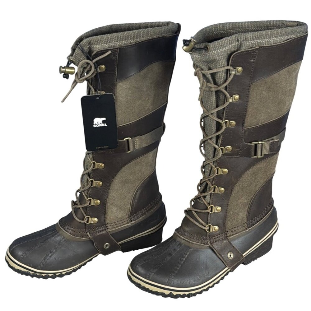 NWT Sorel W's 11 Conquest Carly Tall Waterproof Winter Boots MSRP$225 HTF - Picture 4 of 17